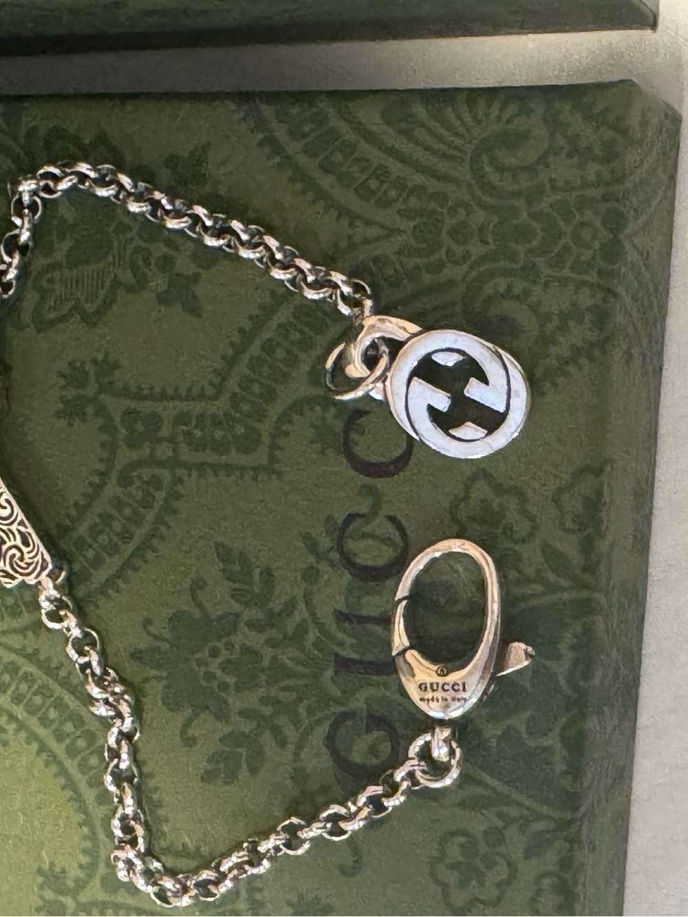 Gucci Silver Key Charm Bracelet - Silver - Picture 8 of 10
